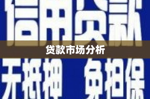 阿里山贷款市场分析
