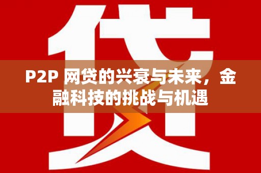 南华P2P 网贷的兴衰与未来，金融科技的挑战与机遇