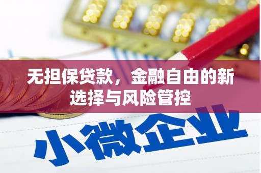 武汉无担保贷款，金融自由的新选择与风险管控