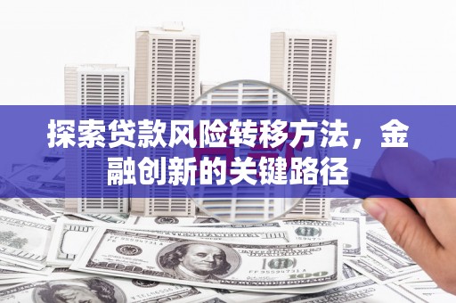 故城探索贷款风险转移方法，金融创新的关键路径