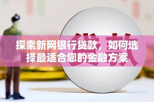 武义探索新网银行贷款，如何选择最适合您的金融方案
