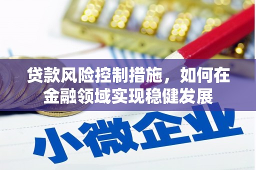阳泉贷款风险控制措施，如何在金融领域实现稳健发展