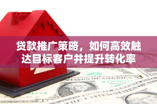 浦东贷款推广策略，如何高效触达目标客户并提升转化率