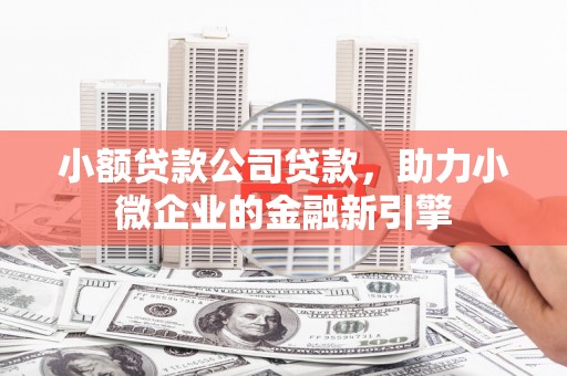 建宁小额贷款公司贷款，助力小微企业的金融新引擎