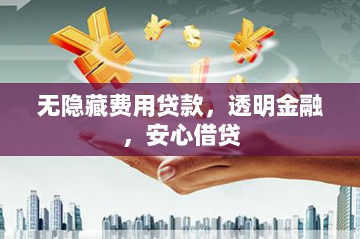 武隆无隐藏费用贷款，透明金融，安心借贷