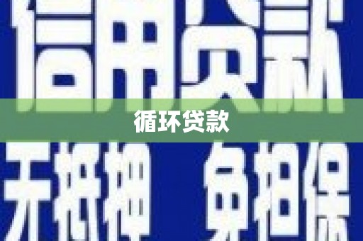 清河门循环贷款