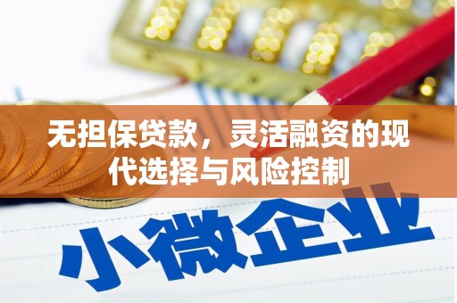 马龙无担保贷款，灵活融资的现代选择与风险控制