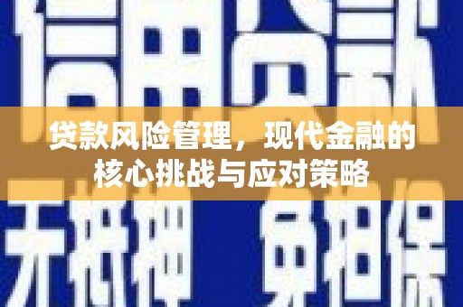 日喀则贷款风险管理，现代金融的核心挑战与应对策略