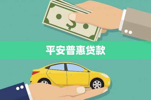 宜城平安普惠贷款