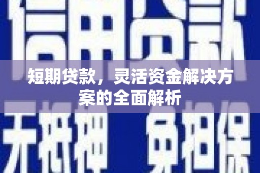 春日短期贷款，灵活资金解决方案的全面解析