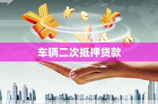 通山车辆二次抵押贷款