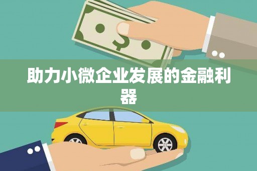 竹南助力小微企业发展的金融利器