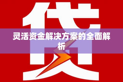 绥滨灵活资金解决方案的全面解析